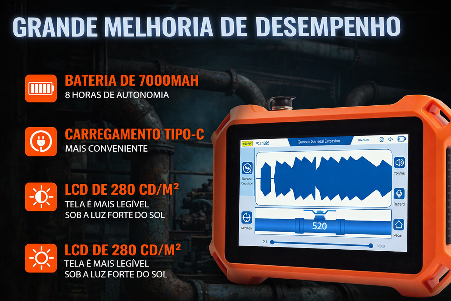 GEOFONE - CAÇA VAZAMENTO