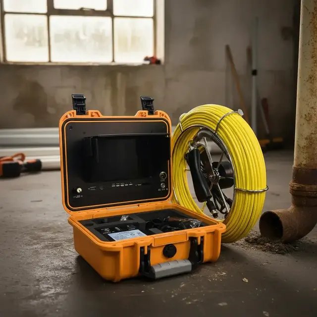 CÂMERA DE VÍDEO INSPEÇÃO DE TUBULAÇÕES MODELO FLEXCAM 50 METROS 