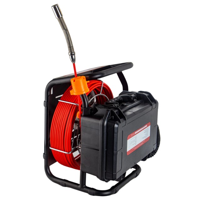 CÂMERA DE VÍDEO INSPEÇÃO TELA 10'' TOUCH SCREEN – ALTA RESOLUÇÃO E AUTONIVELAMENTO 