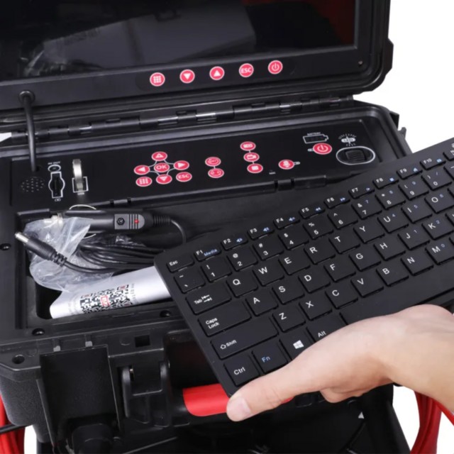 CÂMERA VÍDEO INSPEÇÃO DE ESGOTO ALTA DEFINIÇÃO HD 1080P - 50 METROS 